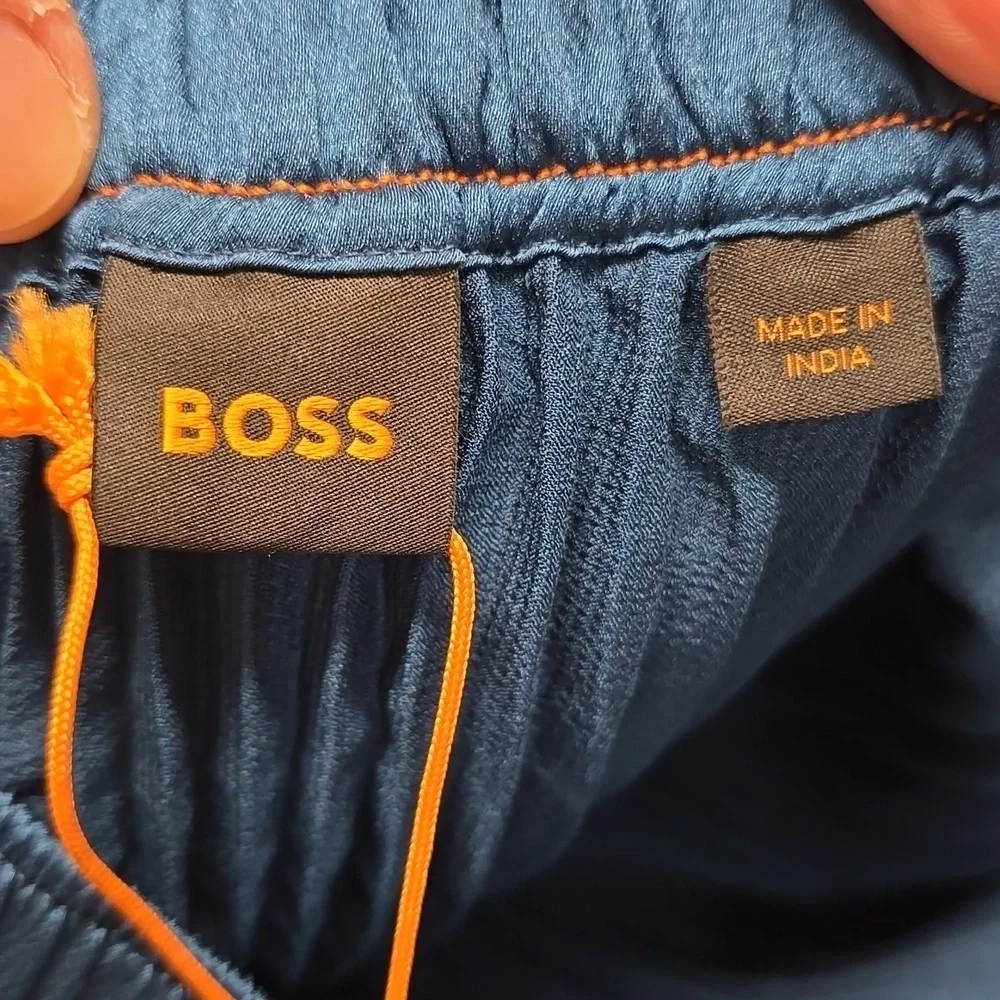 NWT: {BOSS Orange} Women's Pleated Pull-On A-Line Skirt in Teal - Size XL - Picture 12 of 17
